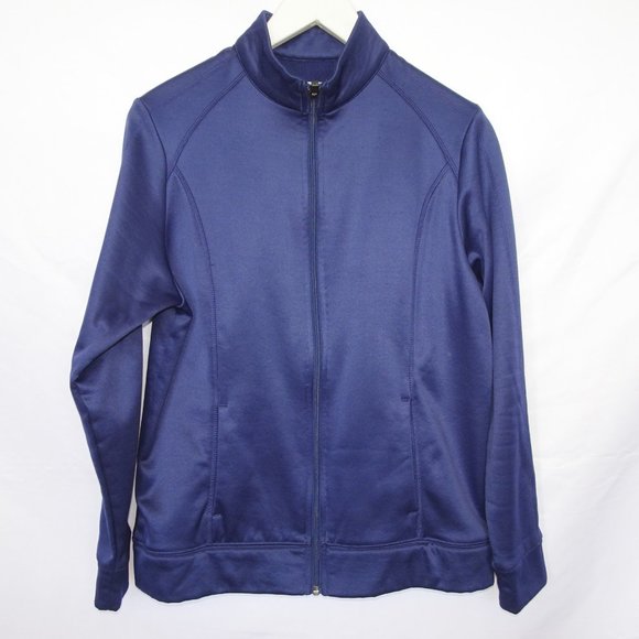 Callaway Golf Weather Series Blue Zip Sweater - Picture 1 of 5